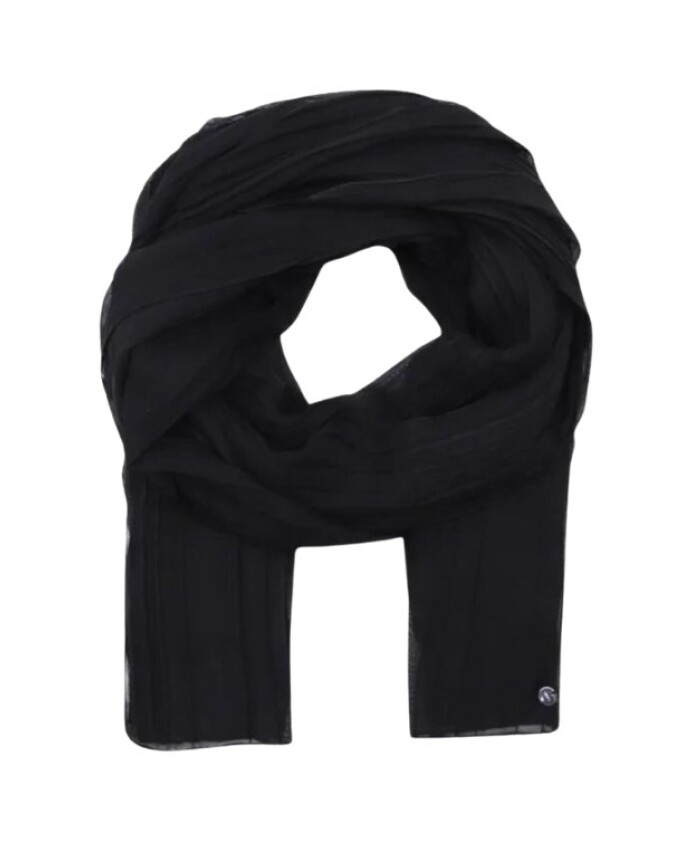 echarpe-plissee-chale-noir-polyester