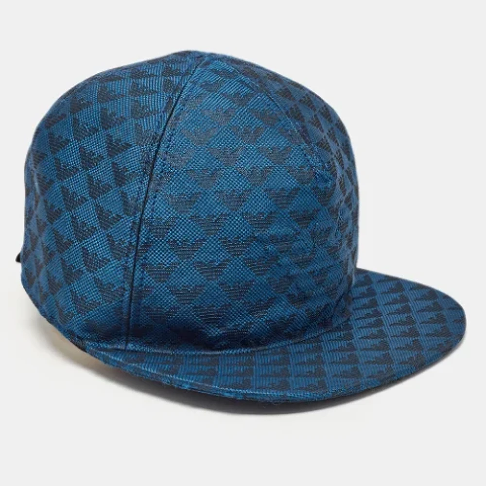 Armani Pre-owned Fabric hats Blue Heren