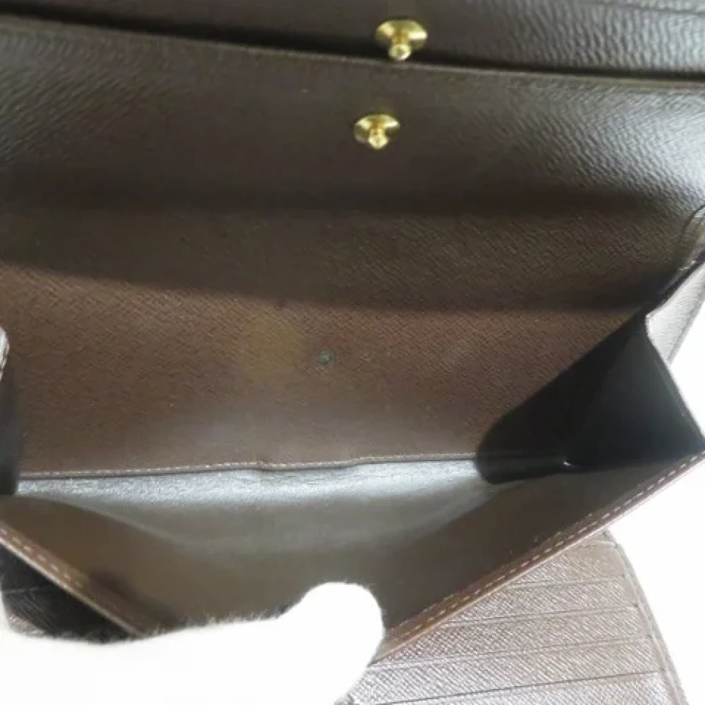 Louis Vuitton Vintage Pre-owned Canvas wallets Brown Dames