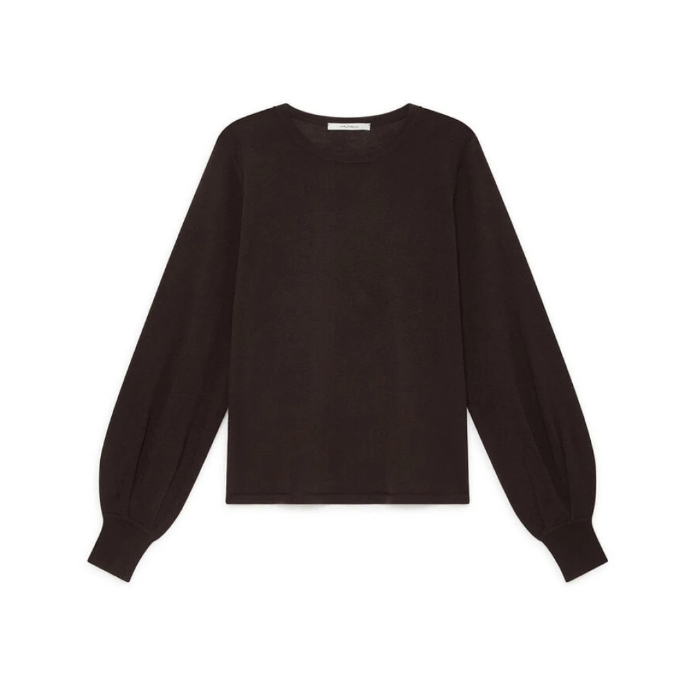 Maliparmi Women's Brown Round-Neck Knitwear, Xs, Round-Neck Knitwear