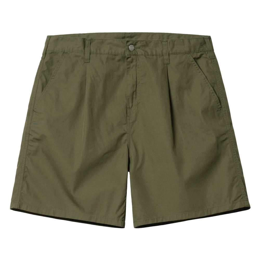Carhartt WIP Groene Katoenen Bermuda Shorts Regular Fit Green Heren