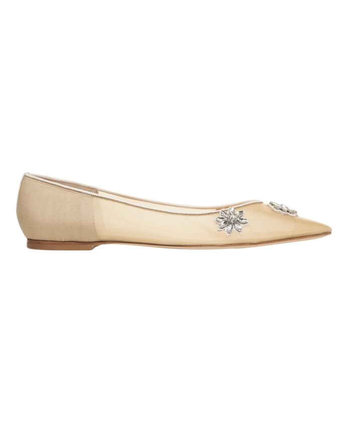 beige-mesh-ballerina-flats