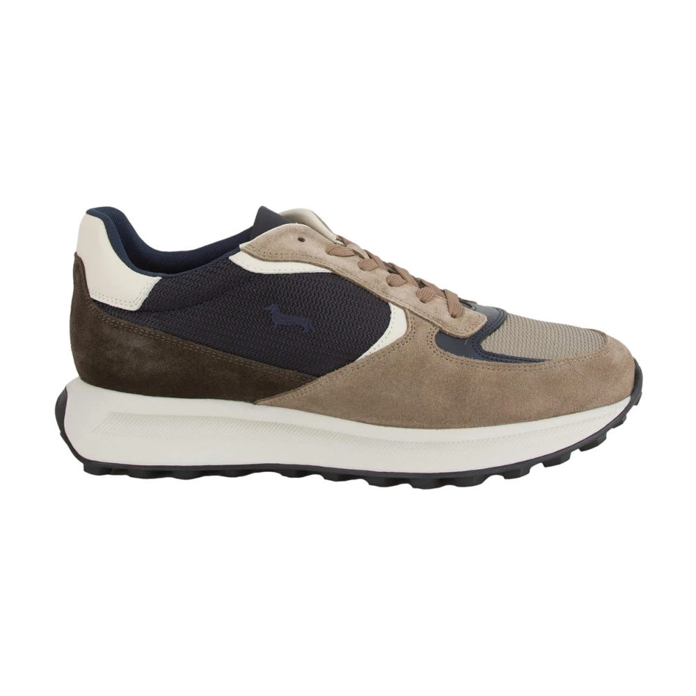Harmont & Blaine Heren Suede TEX Fabric Taupe Heren Schoenen Beige