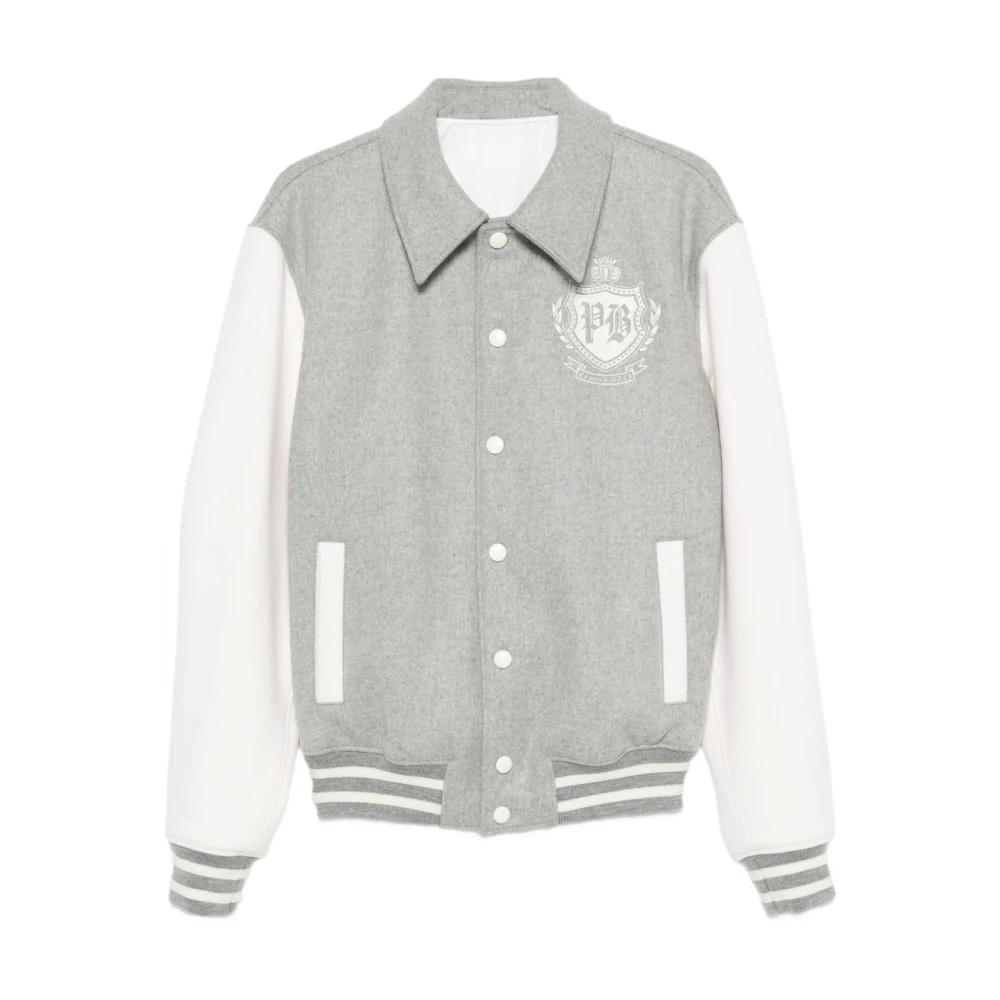 Balmain Men's Gray Coats Grey - Bomber Jackets - L - Jackets
