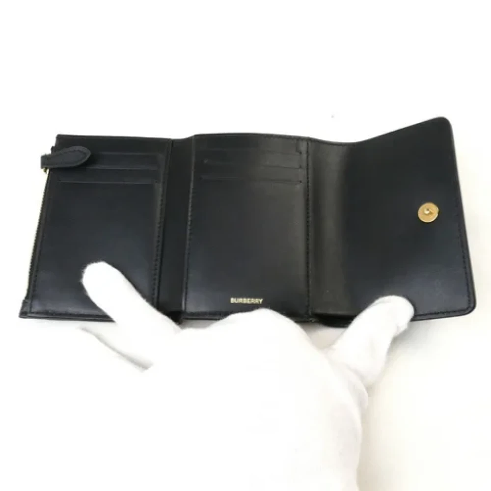 Burberry Vintage Pre-owned Leather wallets Beige Dames