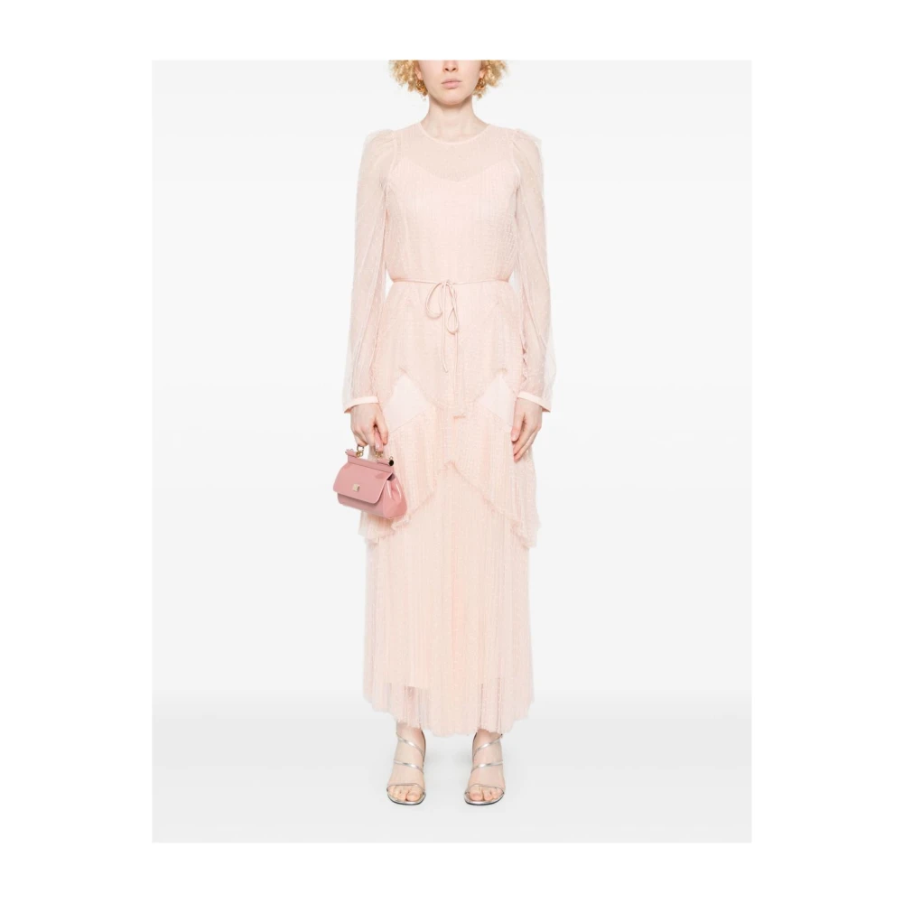 Twinset Stijlvolle Jurk Set Pink Dames