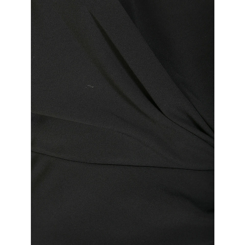 REV Een-Schouder Lange Jurk Black Dames