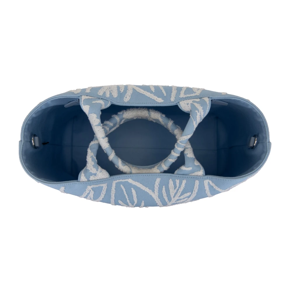 Prada Stoffen Schoudertas Damesstijl Blue Dames