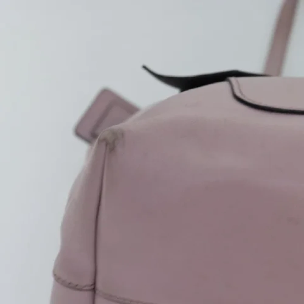 Prada Vintage Pre-owned Leather totes Pink Dames