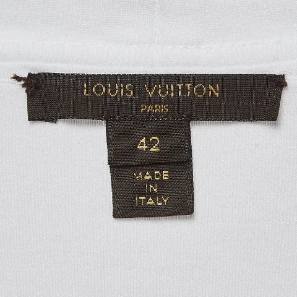 Louis Vuitton Vintage Pre-owned Fabric tops White Dames