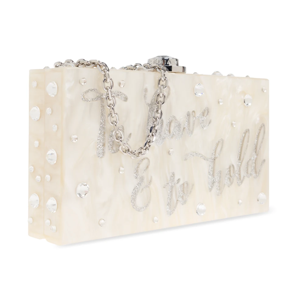 Sophia Webster Cleo Clutch Beige Dames