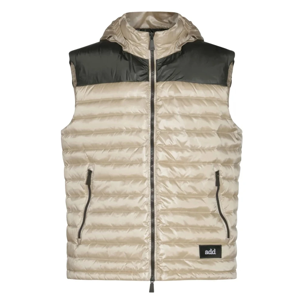 Add Klimop Donsvest Beige Heren