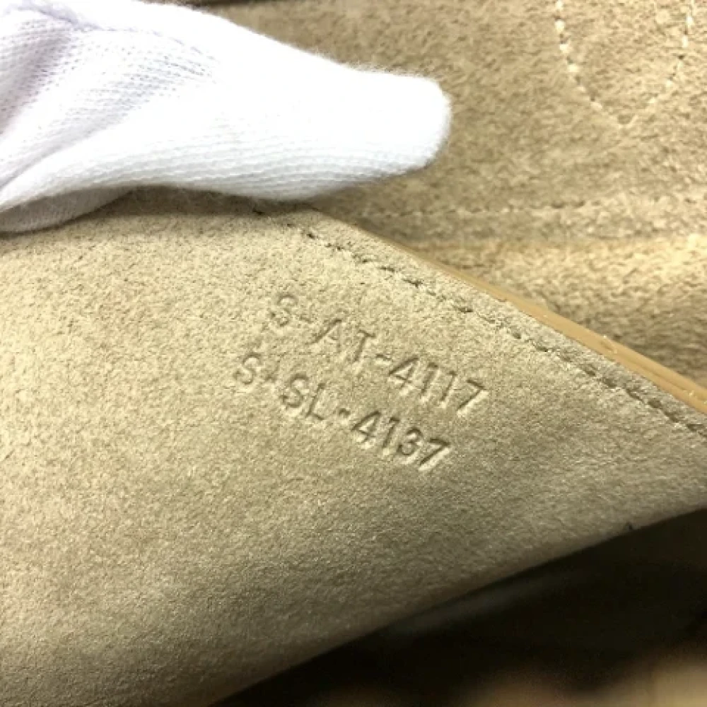 Celine Vintage Pre-owned Leather celine-bags Beige Dames