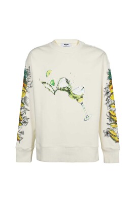 sweatshirt-en-coton-avec-col-cotele