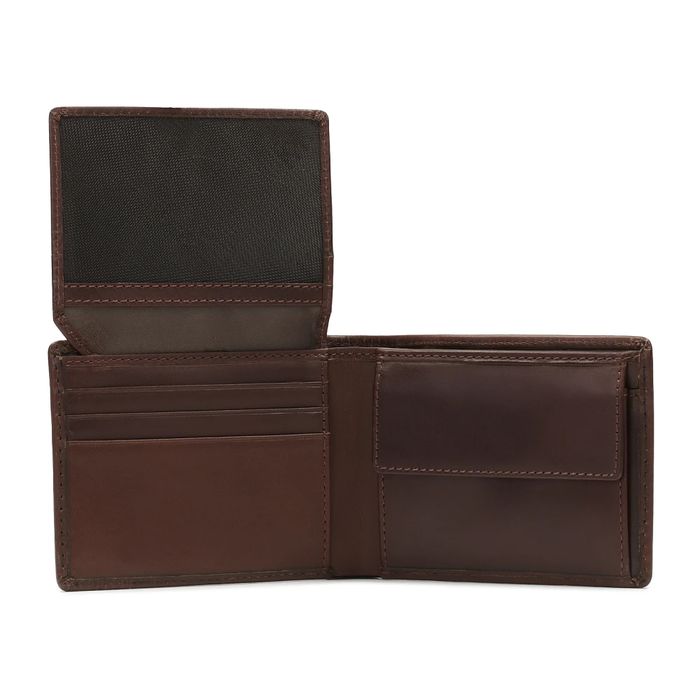 Kazar Bruin leren herenportemonnee Brown Heren