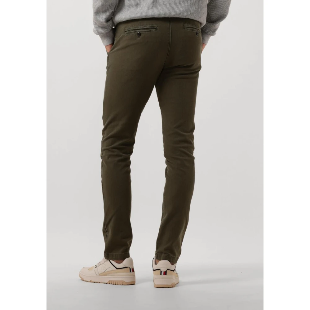Tommy Hilfiger Khaki Chino Bleecker Structure GMD Green Heren