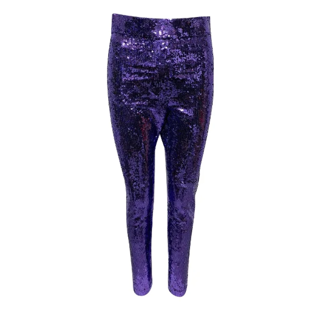 Gucci Vintage Pre-owned Nylon bottoms Purple Dames
