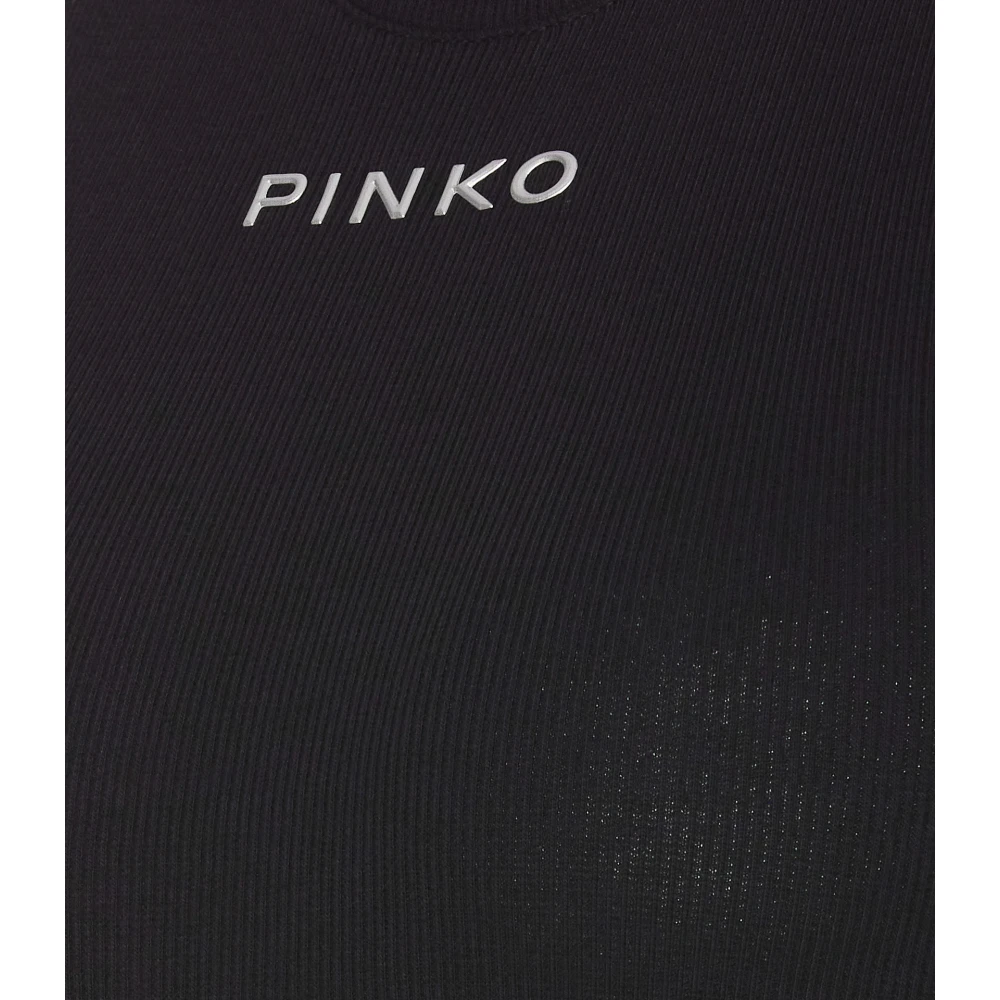 pinko Zwarte Top voor Vrouwen Black Dames
