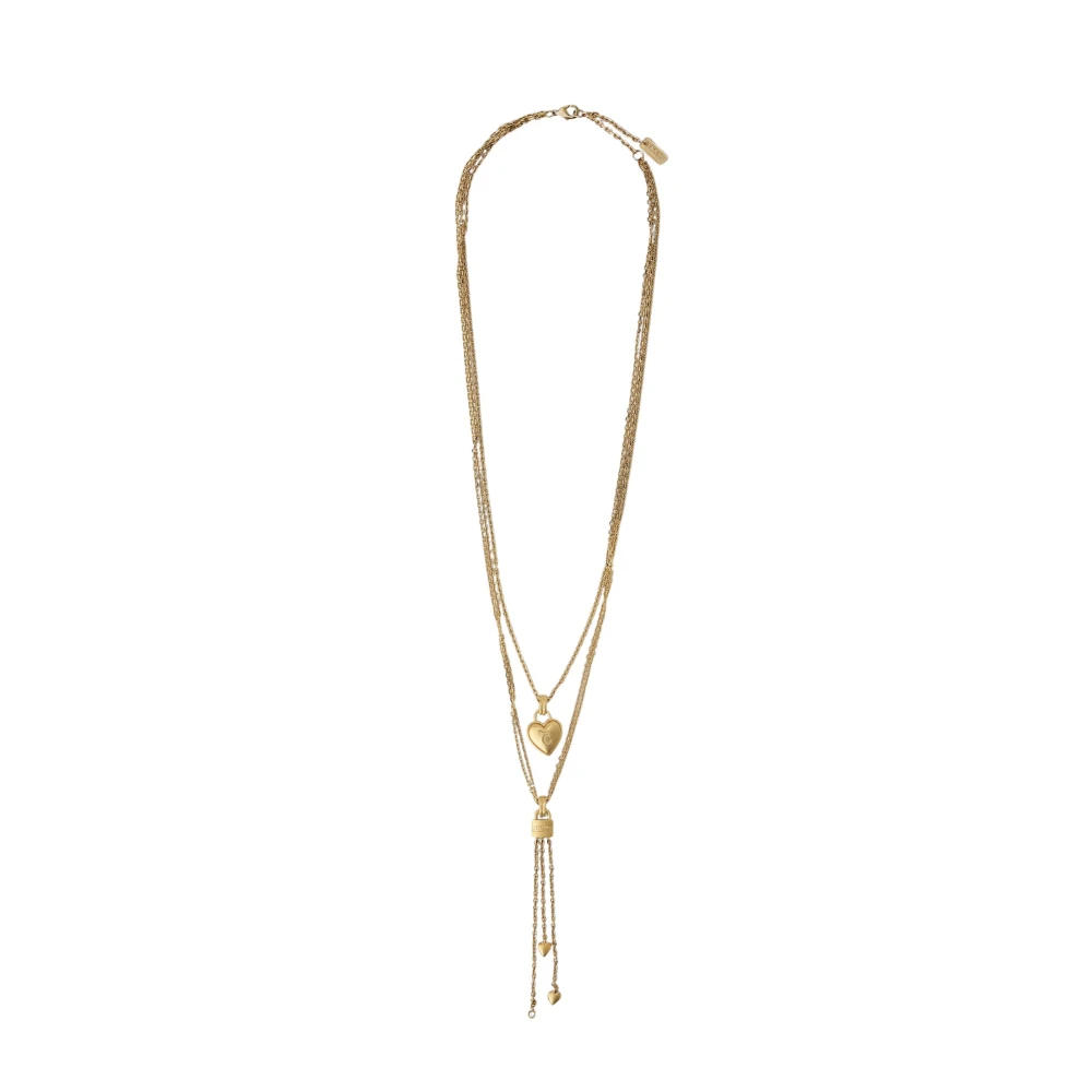 Chloé Yellow Necklaces, Female, One Size, Mini Paddington Necklace