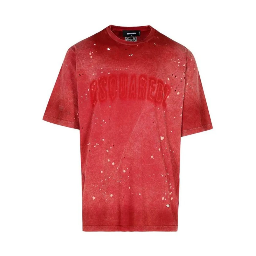 Dsquared2 - Tops > T-Shirts - Red - Dsquared2 - Modalova