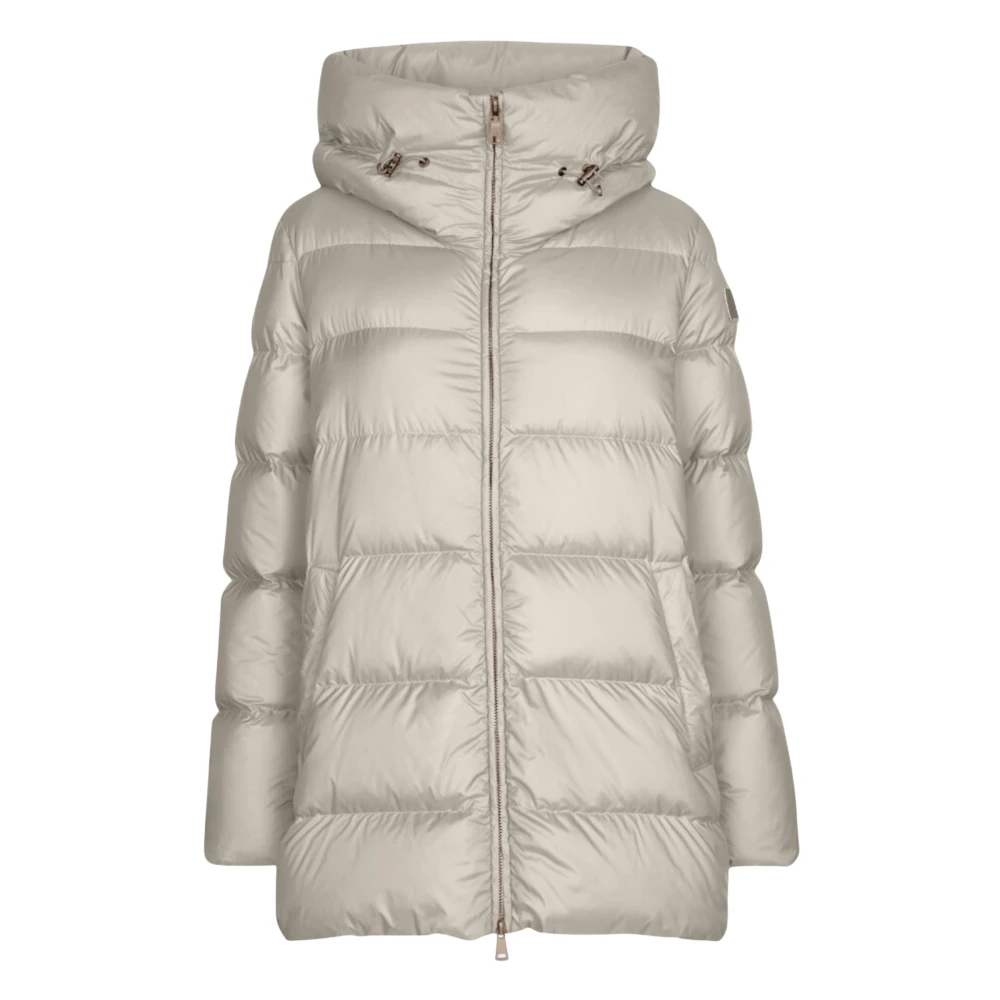 Add Gewatteerde jas met capuchon Beige Dames