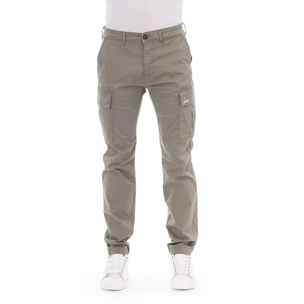 Baldinini Trend Beige Bomull Cargo Jeans Byxa Beige, Herr