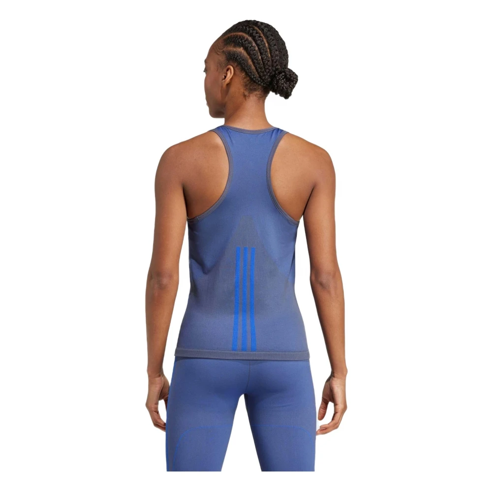 Adidas Aeroknit Tank Top Blue Dames