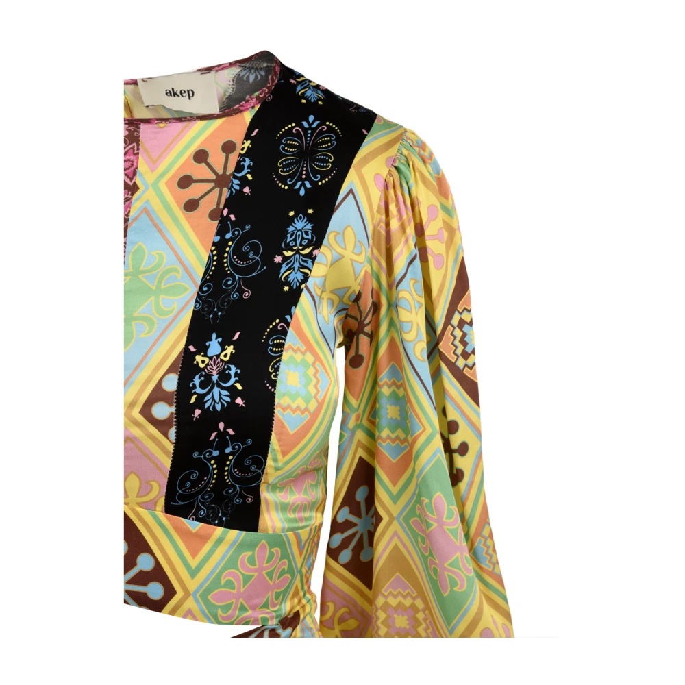 Akep MultiColour Jurken Multicolor Dames