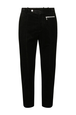 black-cotton-suede-cropped-trousers