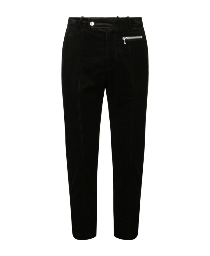 pantalon-noir-en-coton-et-daim