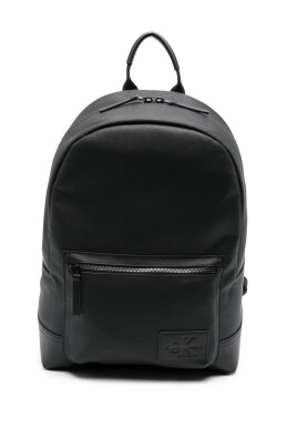 sac-a-dos-noir-en-simili-cuir-avec-poche-avant-zippee