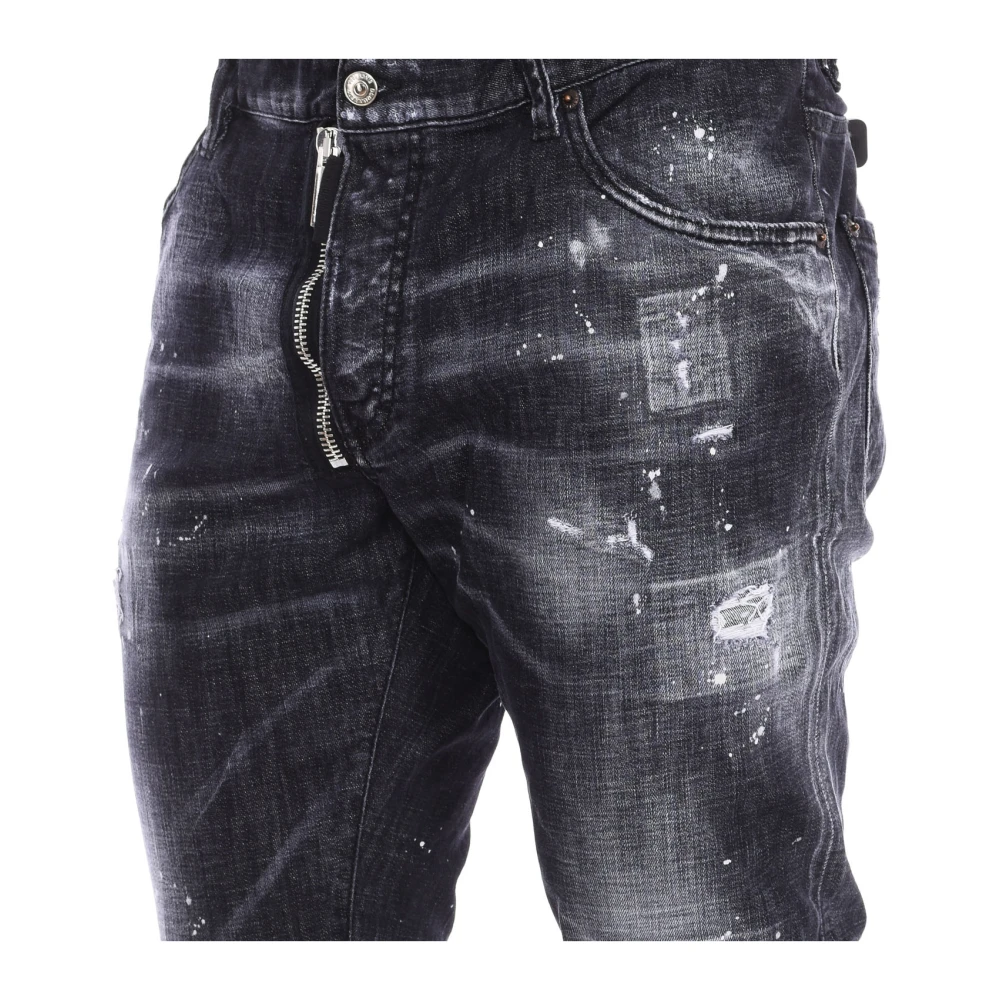 Dsquared2 Slim-fit Jeans Gray Heren