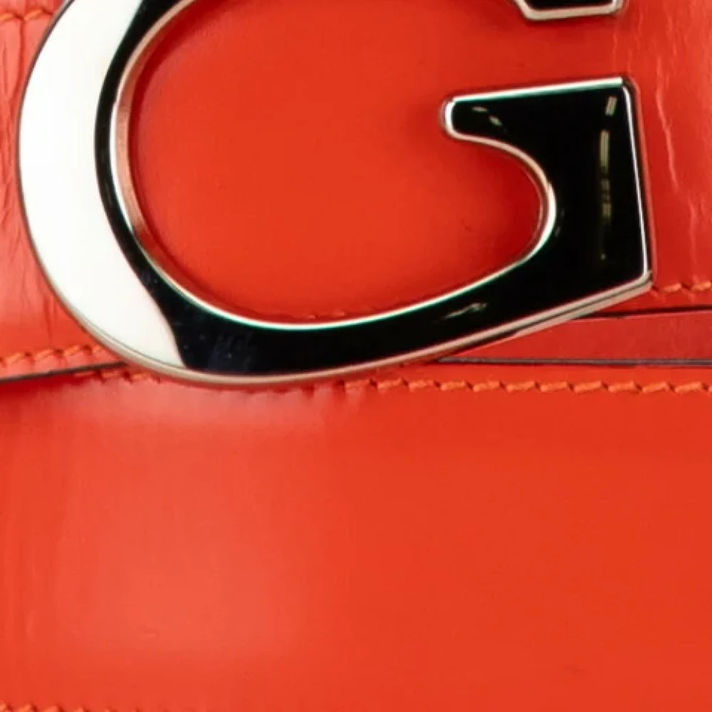Gucci Vintage Pre-owned Leather belts Orange Dames
