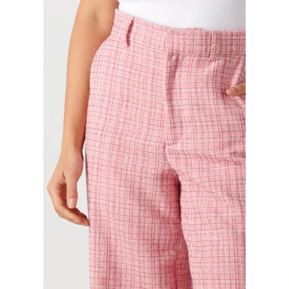 NEO NOIR Glitz Boucle Broek voor Vrouwen Pink Dames