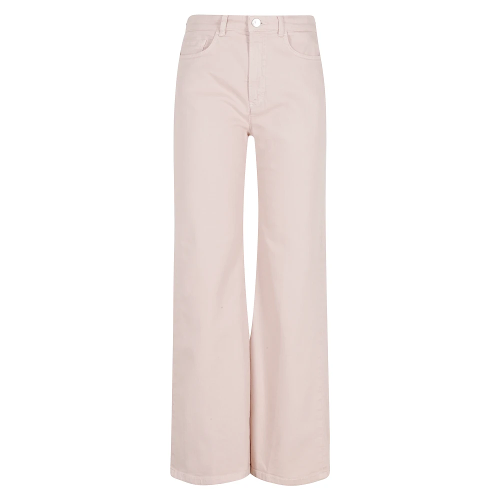 Seventy Pink Pantalone - Female - Wide Trousers - S - Trousers