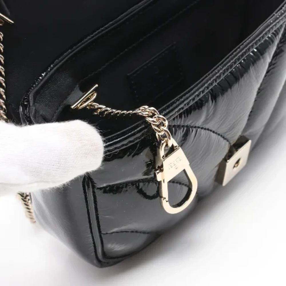 Gucci Vintage Pre-owned Leather crossbody-bags Black Dames