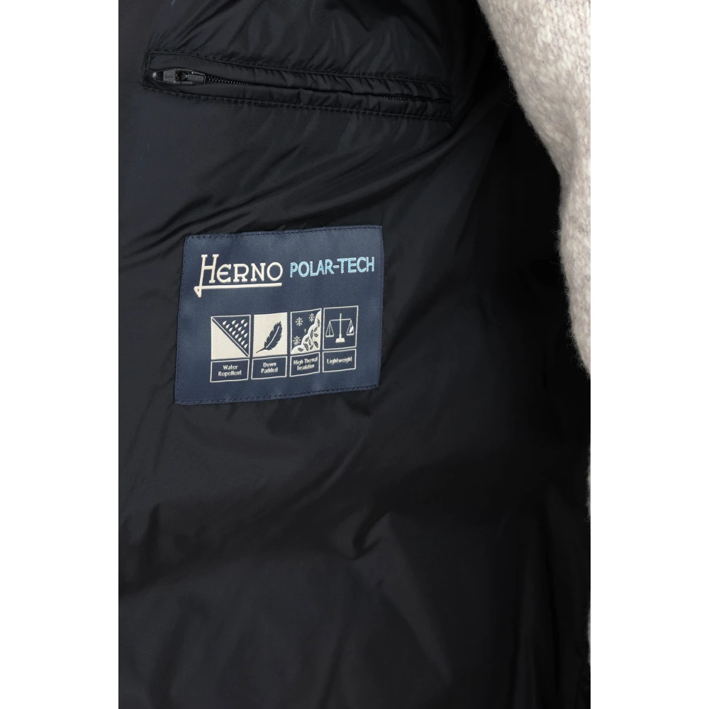 Herno Lichtgewicht Donsjas met Capuchon Black Heren
