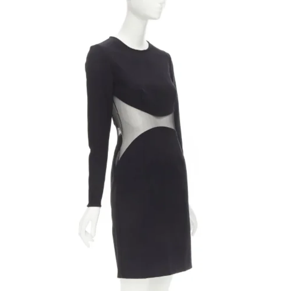 Stella McCartney Pre-owned Wool dresses Black Dames