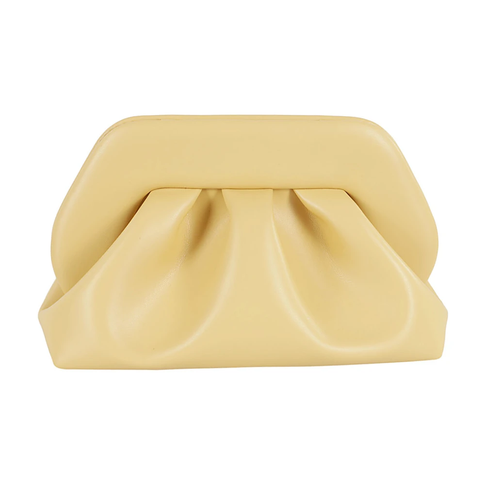 Themoirè Women's Beige Clutch