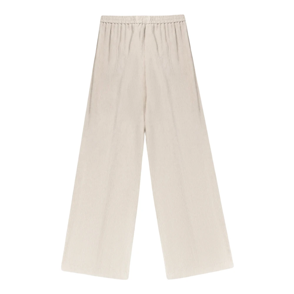 Nude Elegante wijde corduroy broek Beige Dames