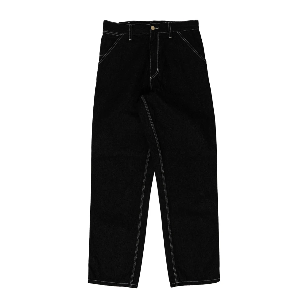 Carhartt WIP Denim Jeans Upgrade Losse-Pasvorm Stijl Black Heren