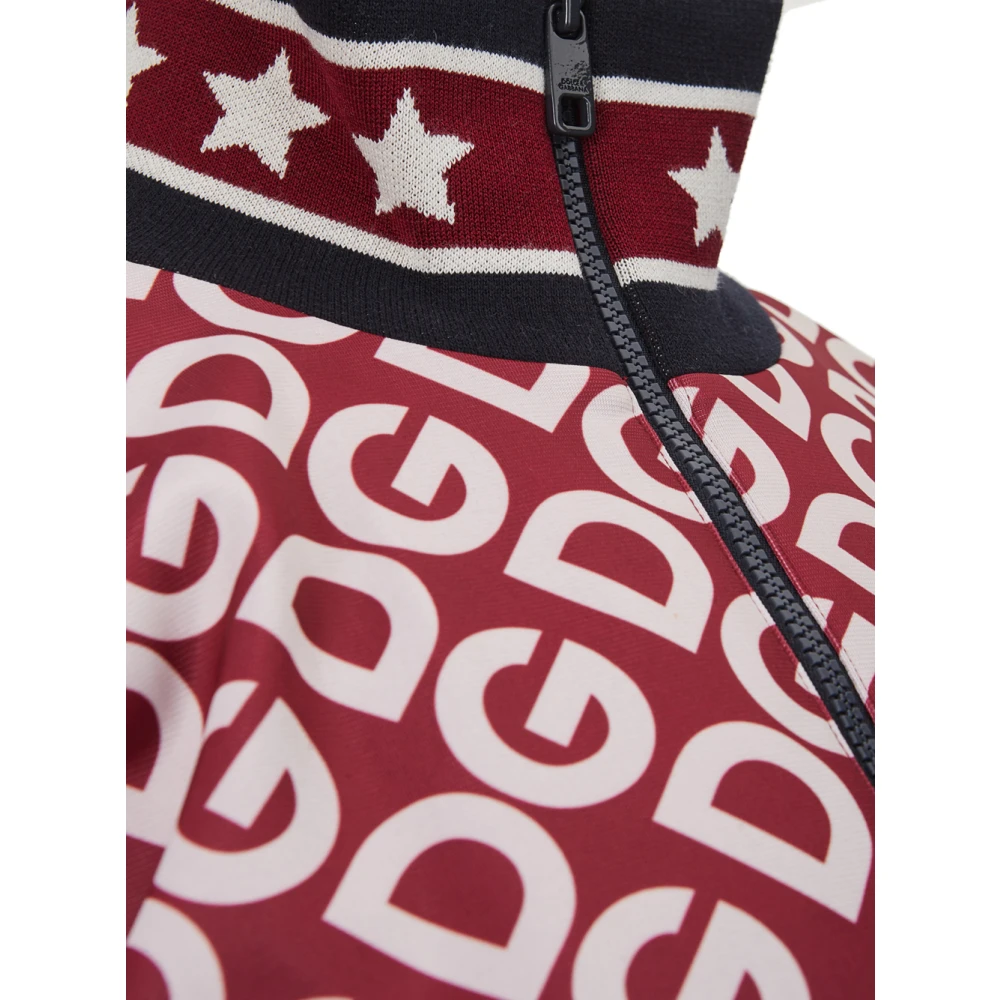 Dolce & Gabbana Zip 'D&G Queen' Sweatshirt Multicolor Dames