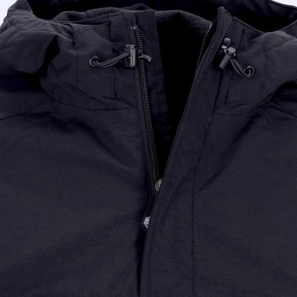 Dolly Noire Zwart Wit Anorakjas met Fleecevoering Black Heren