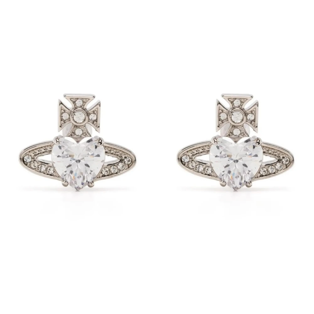 Vivienne Westwood Ariella Earrings - Female - Earrings - Gray - One Size - Accessories - Image 4