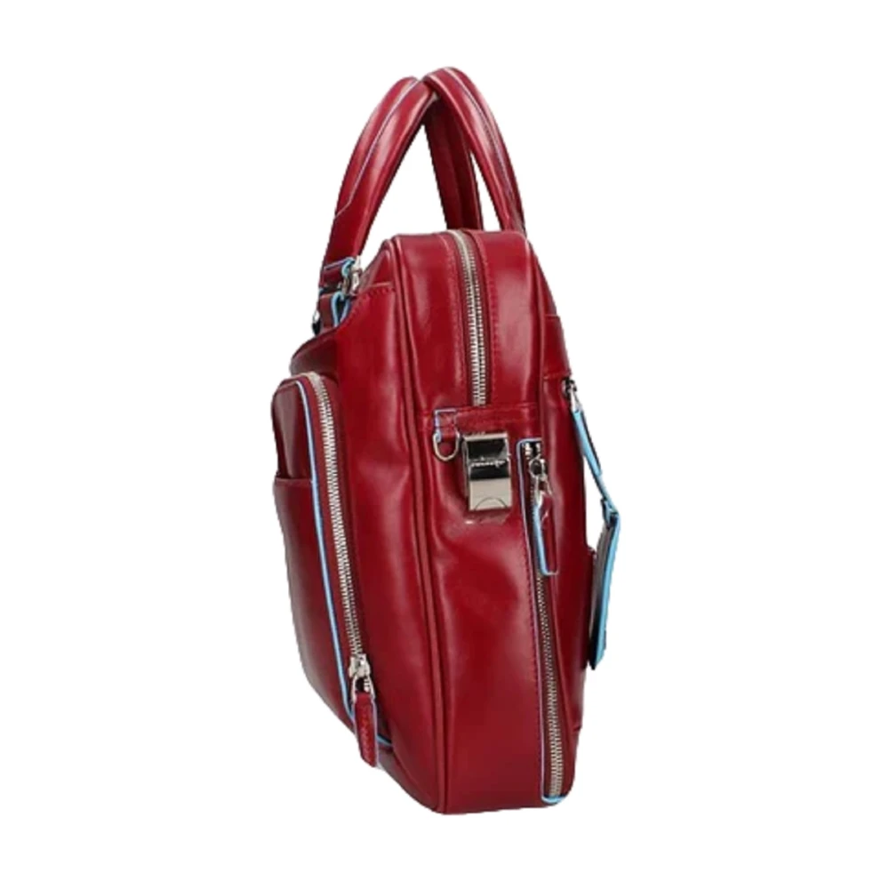 Piquadro Slanke Computer en iPad Pro 12.9 Tas Red Unisex