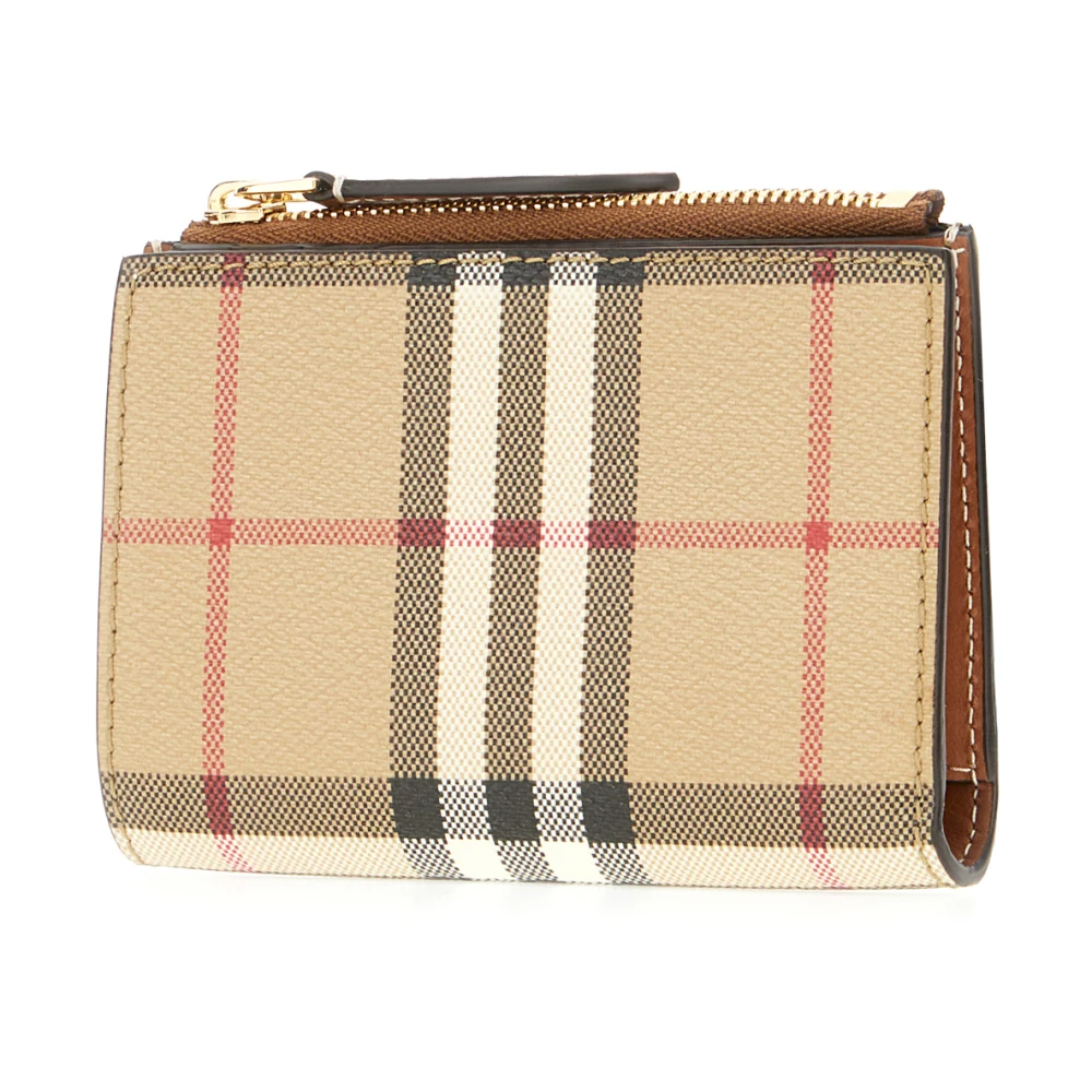 Burberry Stijlvolle Portemonnee met Meerdere Compartimenten Beige Dames