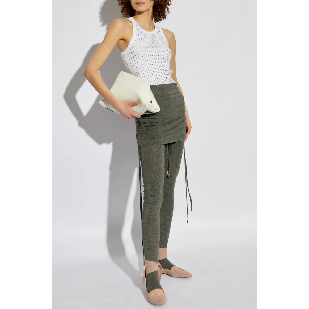 The Attico Top met decoratieve afwerking White Dames