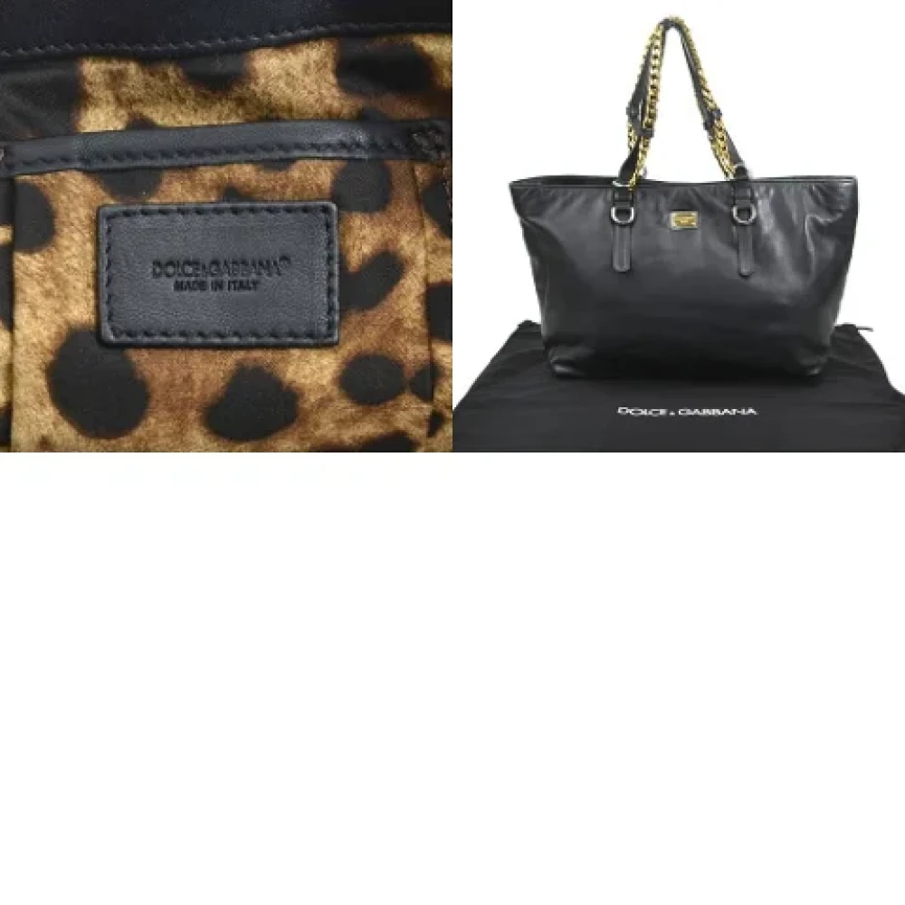 Dolce & Gabbana Pre-owned Leather handbags Black Dames