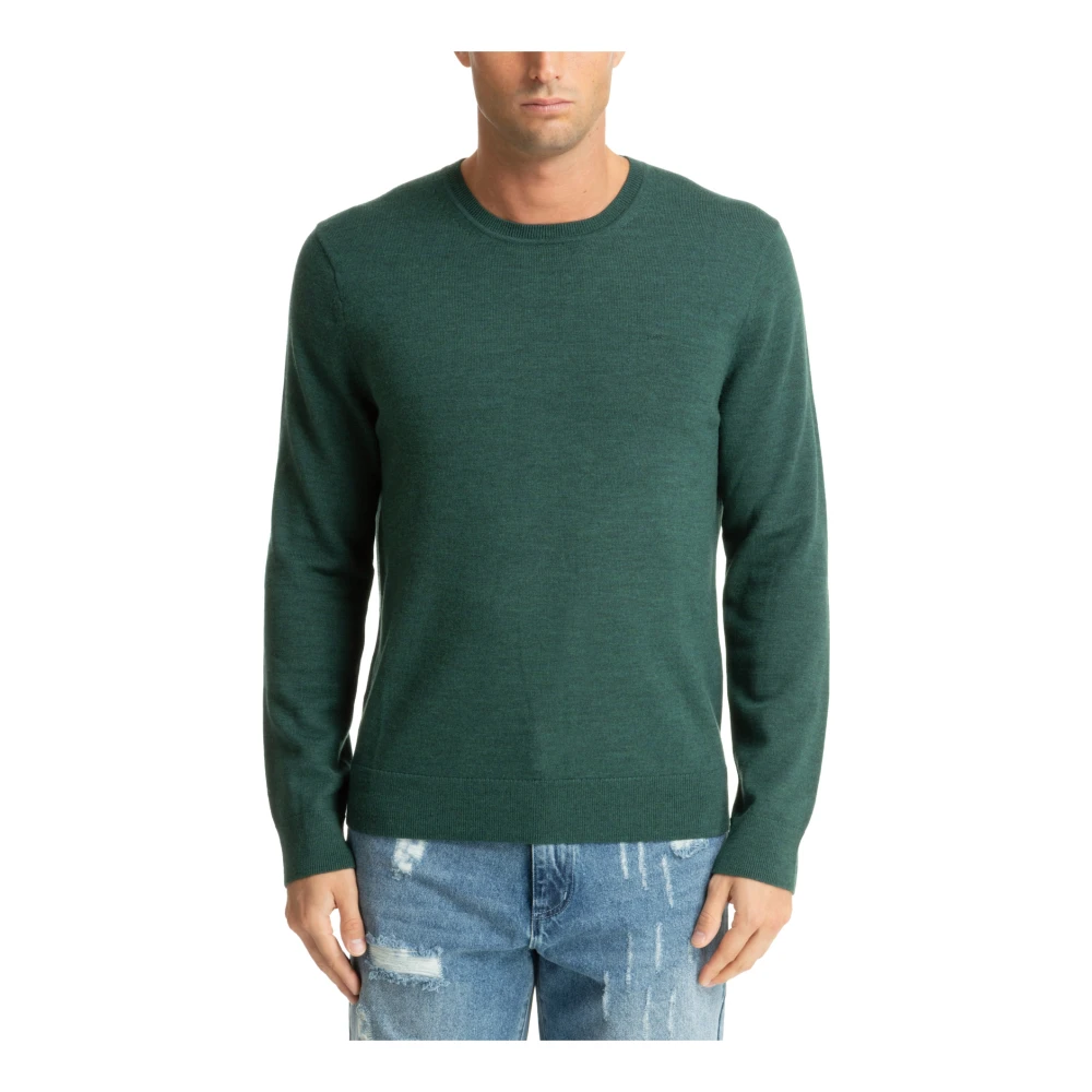Michael Kors Trui met effen geborduurd logo Green Heren