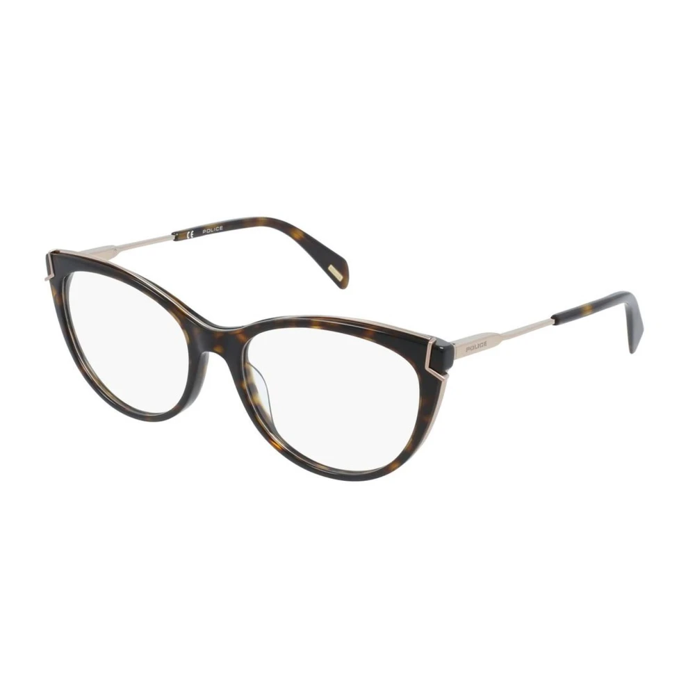 Police Bruine Acetaat-Metalen Frames voor Vrouwen Brown Dames